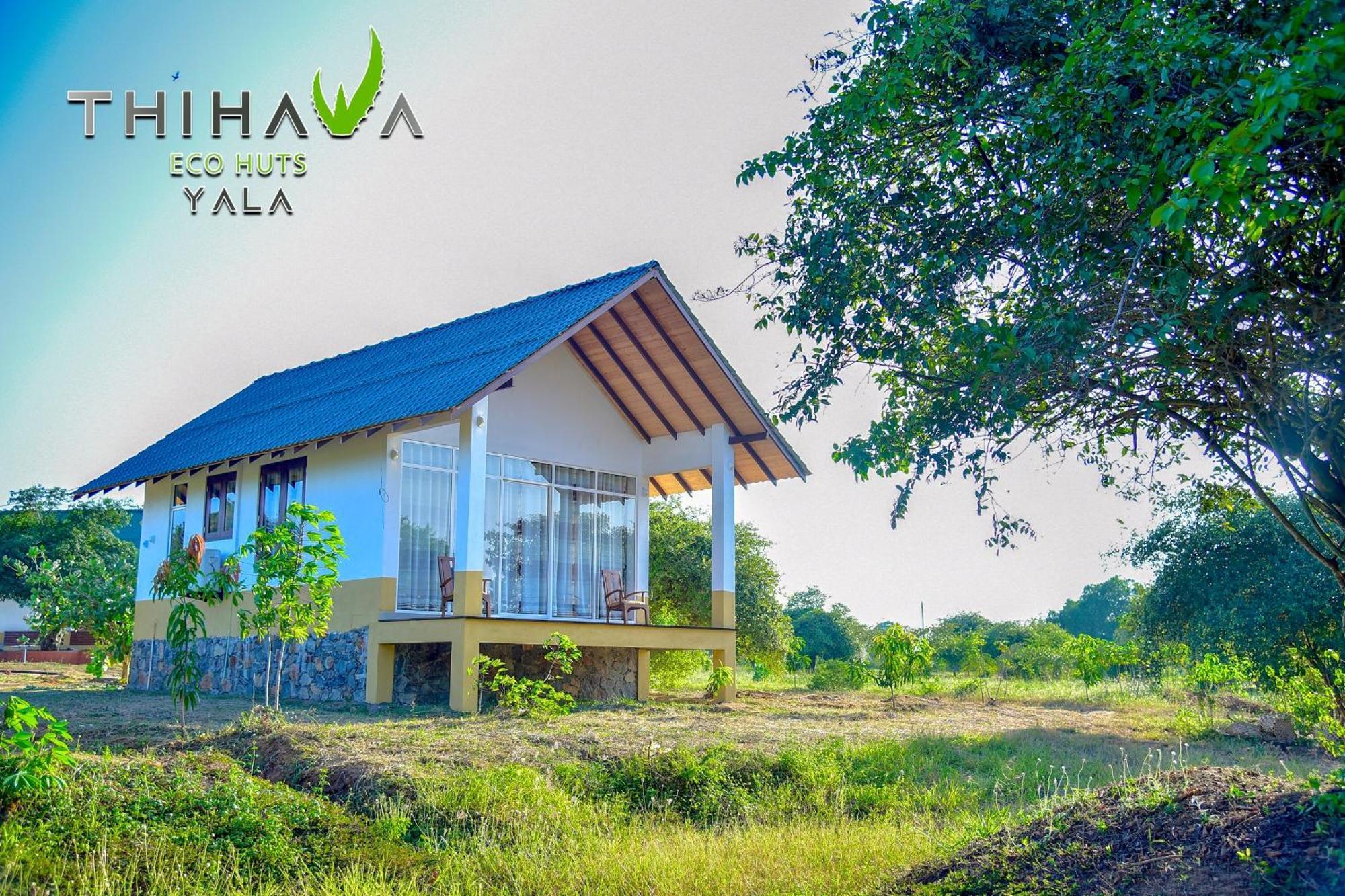 Thihawa Eco Huts Yala Bed and Breakfast Tissamaharama Buitenkant foto