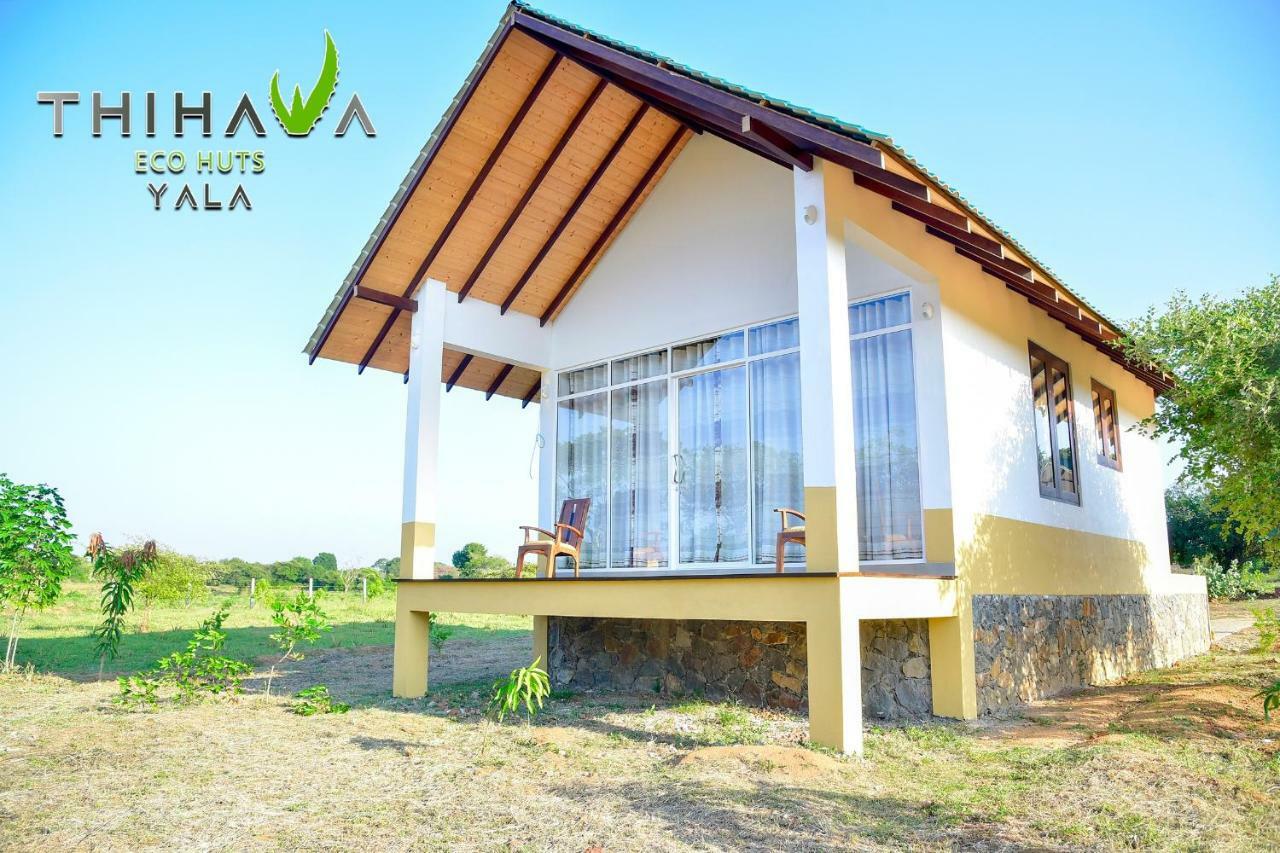 Thihawa Eco Huts Yala Bed and Breakfast Tissamaharama Buitenkant foto