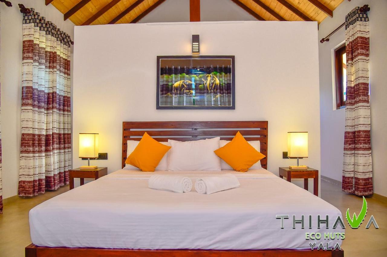 Thihawa Eco Huts Yala Bed and Breakfast Tissamaharama Buitenkant foto