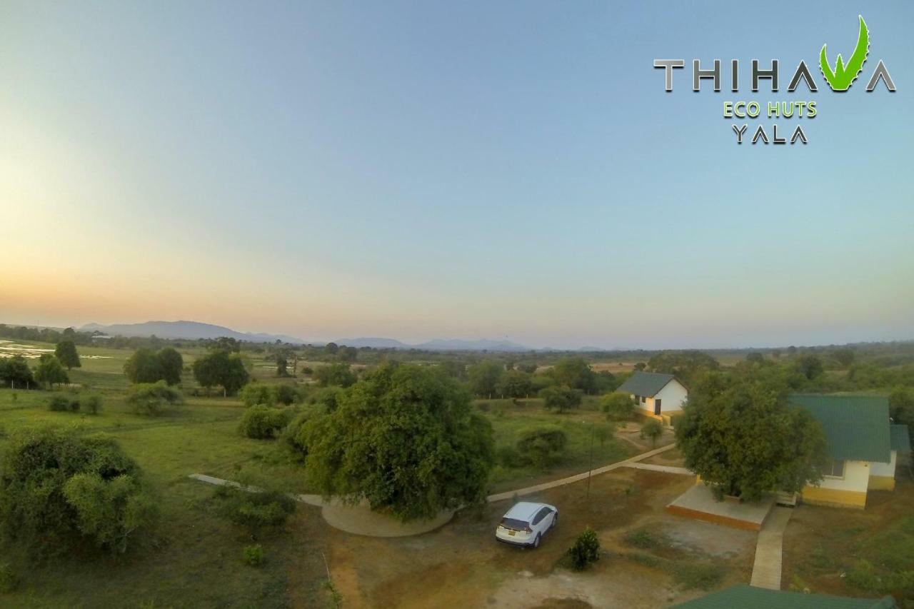 Thihawa Eco Huts Yala Bed and Breakfast Tissamaharama Buitenkant foto