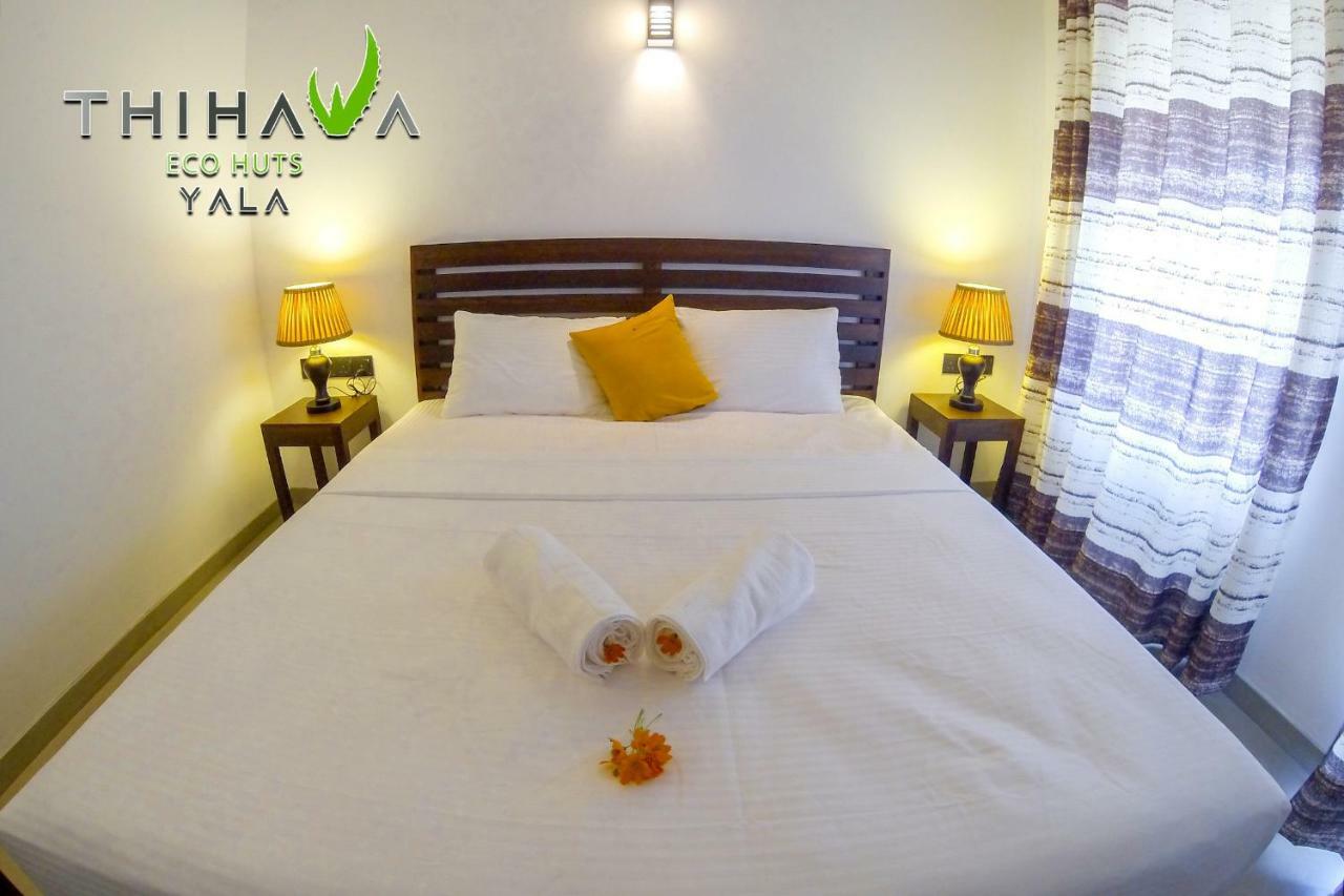 Thihawa Eco Huts Yala Bed and Breakfast Tissamaharama Buitenkant foto