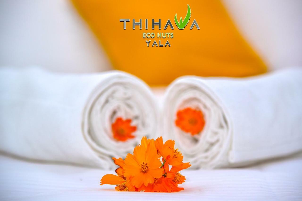 Thihawa Eco Huts Yala Bed and Breakfast Tissamaharama Buitenkant foto