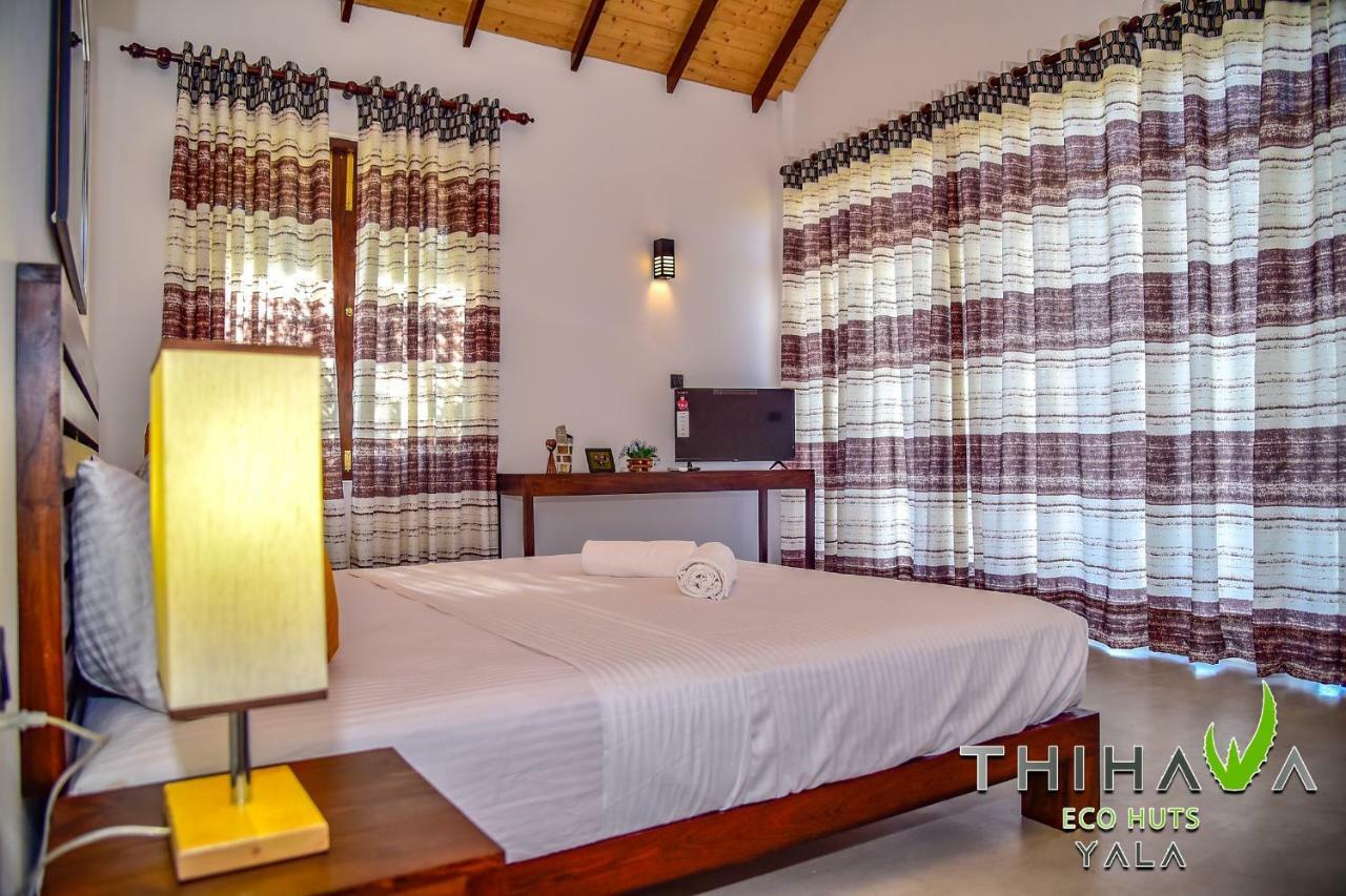 Thihawa Eco Huts Yala Bed and Breakfast Tissamaharama Buitenkant foto