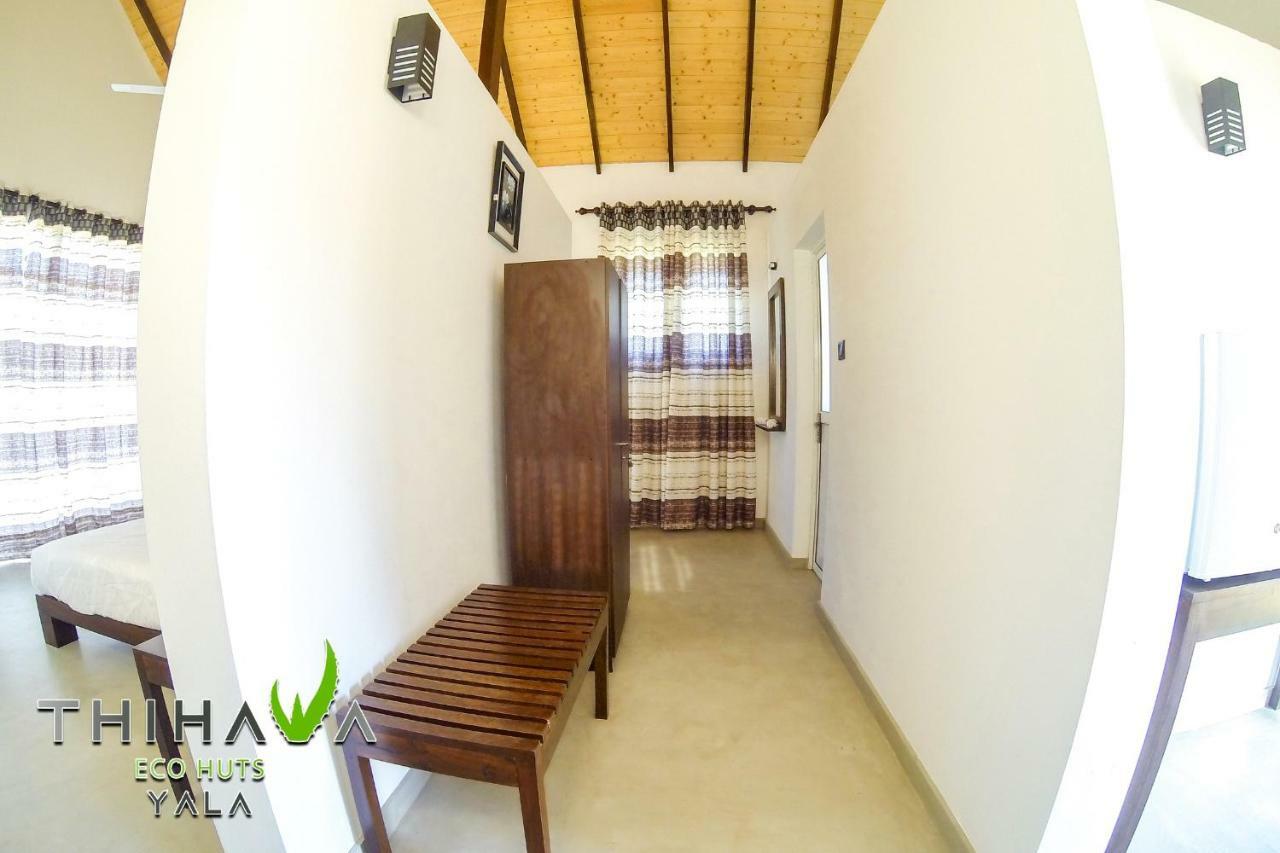 Thihawa Eco Huts Yala Bed and Breakfast Tissamaharama Buitenkant foto