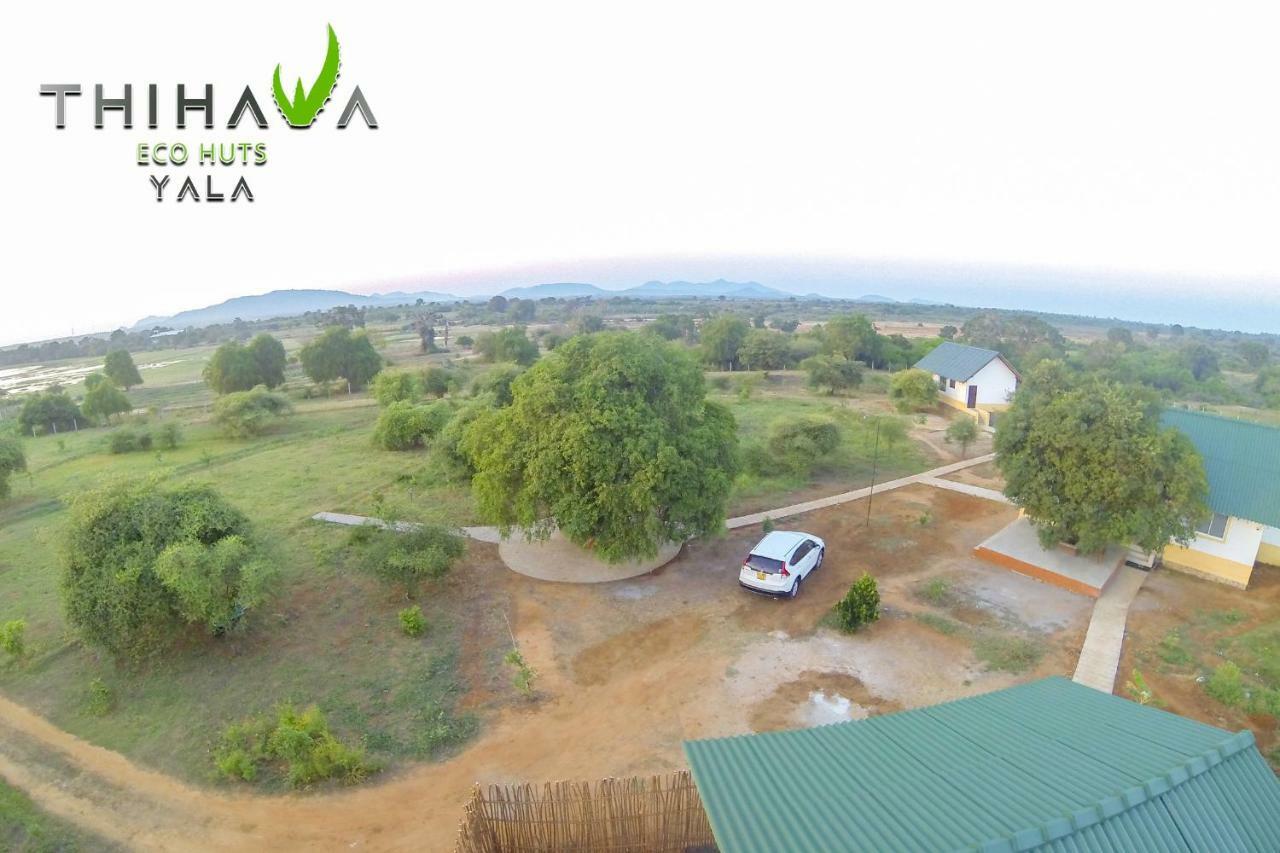 Thihawa Eco Huts Yala Bed and Breakfast Tissamaharama Buitenkant foto