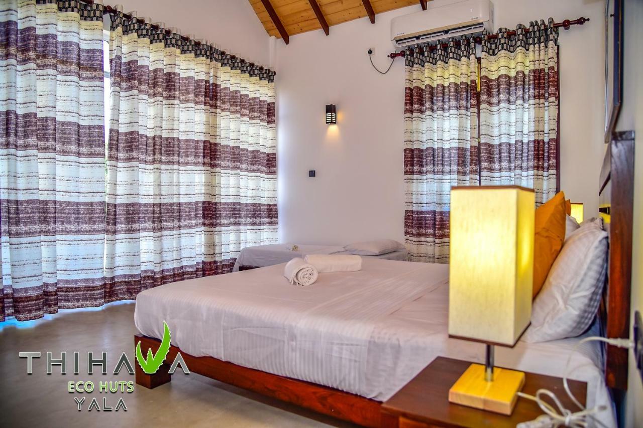 Thihawa Eco Huts Yala Bed and Breakfast Tissamaharama Buitenkant foto